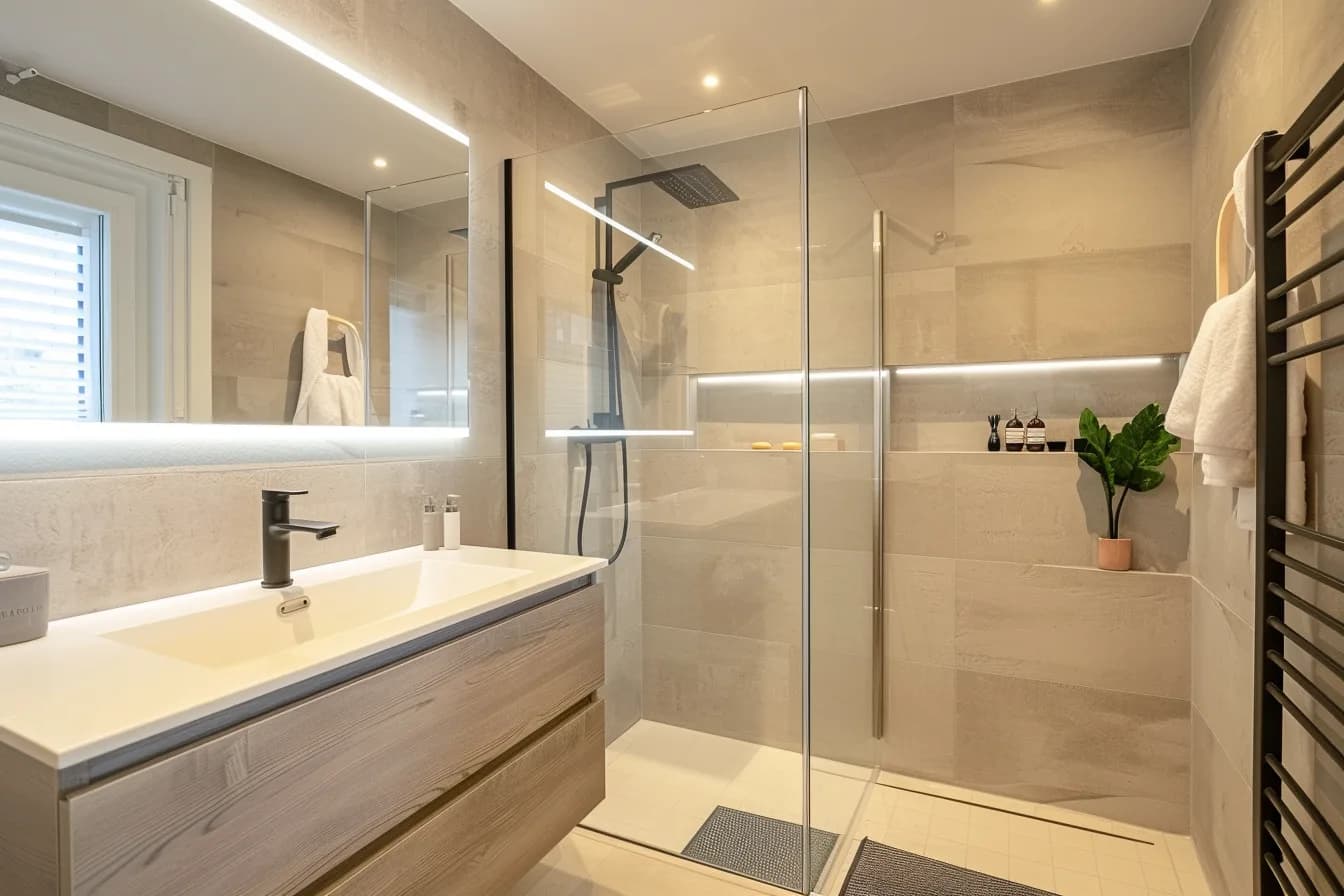 Badezimmerrenovierung