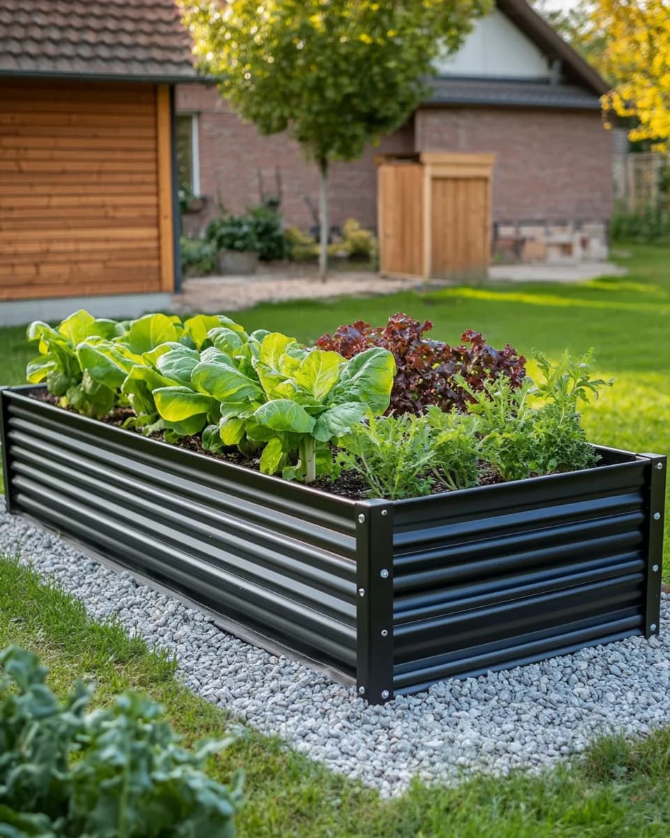 Hochbeet aus Metall nach Maß im Garten – individuelle Anfertigung von Onebbau