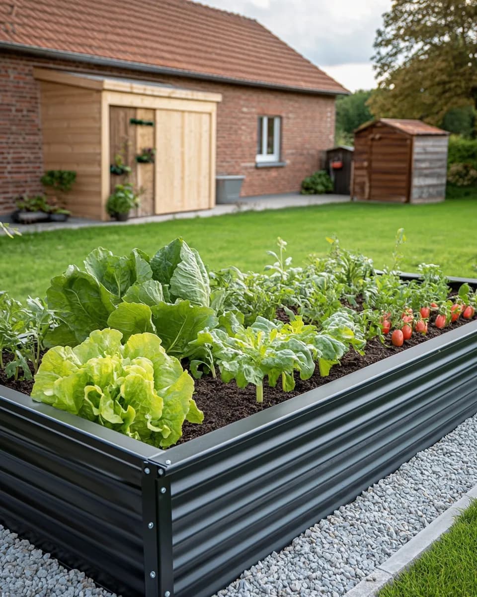 Hochbeet aus Metall nach Maß im Garten – individuelle Anfertigung von Onebbau