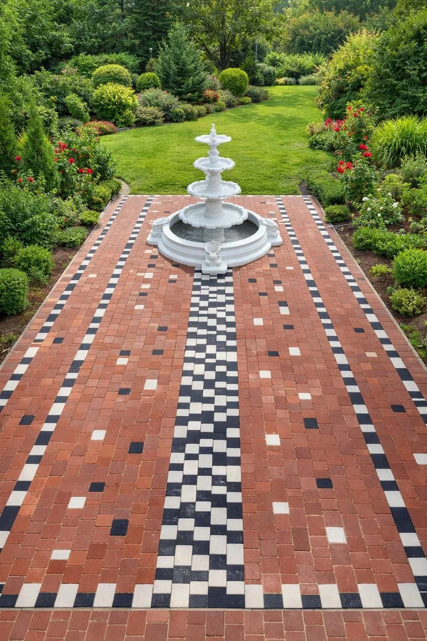 Verlegen von Pflastersteinen